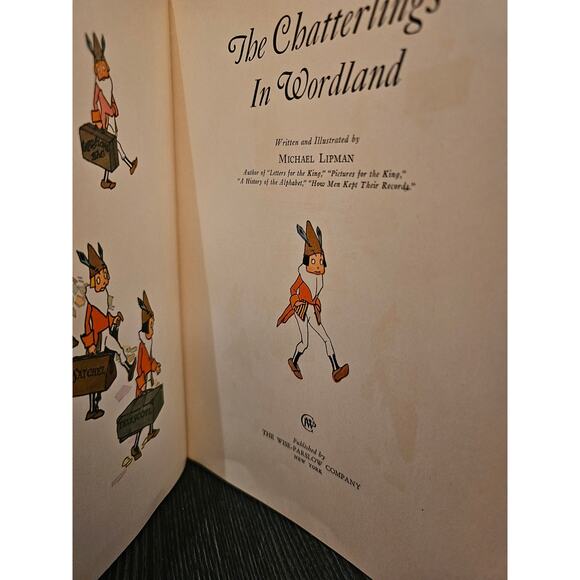Vintage The Chatterlings in Wordland Book by Michael Lipman 1935 - Picture 6 of 6